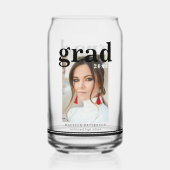 Fotogradatiepartij Elegant modern script Blikvorm Glas (Achterkant)