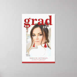 Fotogradatiepartij Elegant modern script Canvas Afdruk