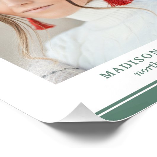 Fotogradatiepartij Elegant modern script Foto Afdruk (Hoek)