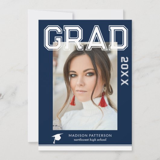 Fotogradatiepartij Elegant modern script Kaart (Voorkant)