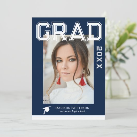 Fotogradatiepartij Elegant modern script Kaart (Staand voorkant)