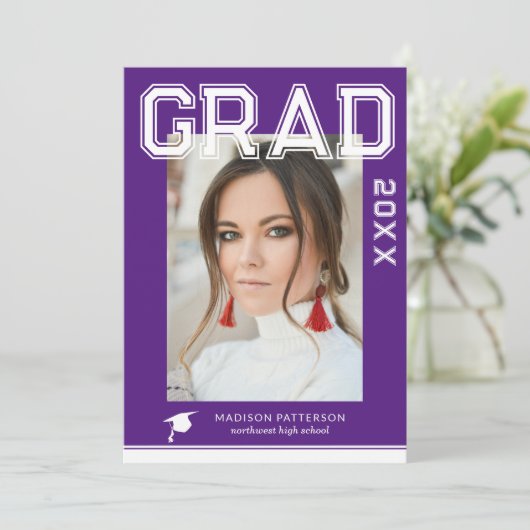 Fotogradatiepartij Elegant modern script Kaart (Staand voorkant)