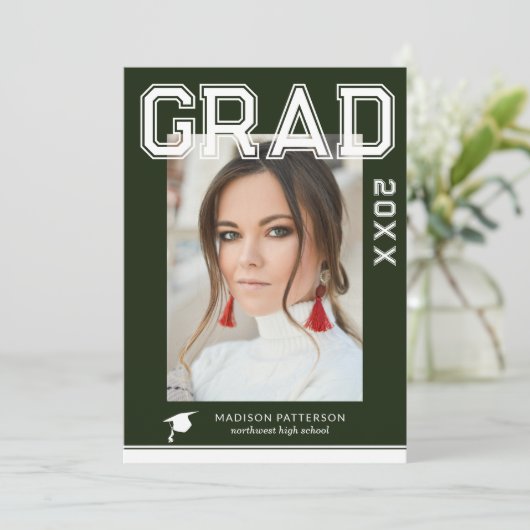 Fotogradatiepartij Elegant modern script Kaart (Staand voorkant)