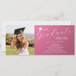 Fotogradatiepartij Elegant modern script Kaart