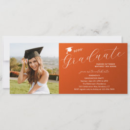 Fotogradatiepartij Elegant modern script Kaart