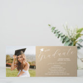 Fotogradatiepartij Elegant modern script Kaart (Staand voorkant)