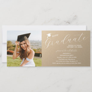 Fotogradatiepartij Elegant modern script Kaart