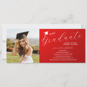 Fotogradatiepartij Elegant modern script Kaart