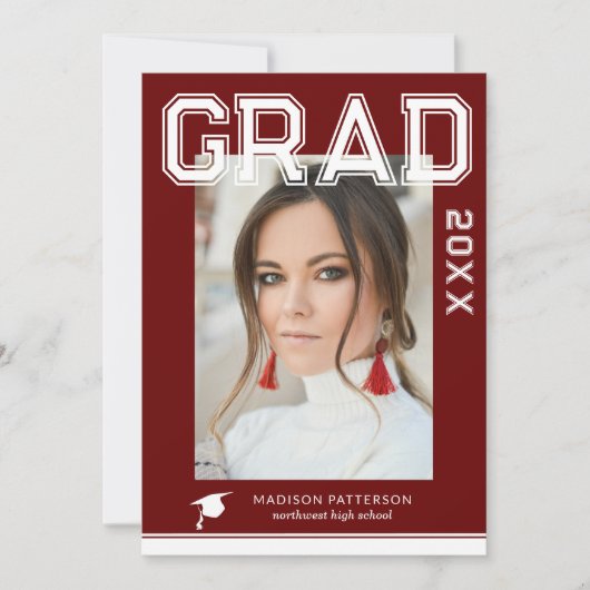 Fotogradatiepartij Elegant modern script Kaart (Voorkant)