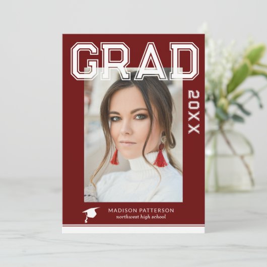 Fotogradatiepartij Elegant modern script Kaart (Staand voorkant)