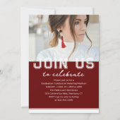 Fotogradatiepartij Elegant modern script Kaart (Achterkant)