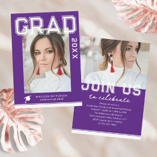 Fotogradatiepartij Elegant modern script Kaart
