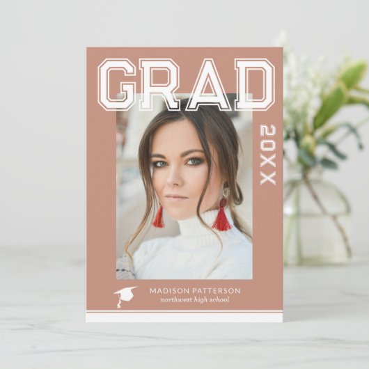 Fotogradatiepartij Elegant modern script Kaart (Staand voorkant)