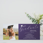 Fotogradatiepartij Elegant modern script Kaart (Staand voorkant)