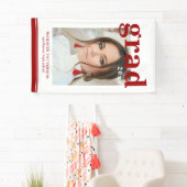 Fotogradatiepartij Elegant modern script Spandoek (Insitu)