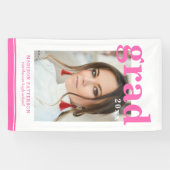 Fotogradatiepartij Elegant modern script Spandoek (Horizontaal)