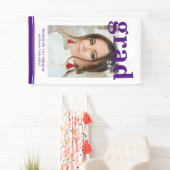 Fotogradatiepartij Elegant modern script Spandoek (Insitu)