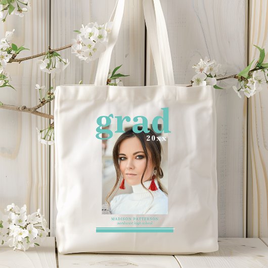 Fotogradatiepartij Elegant modern script Tote Bag