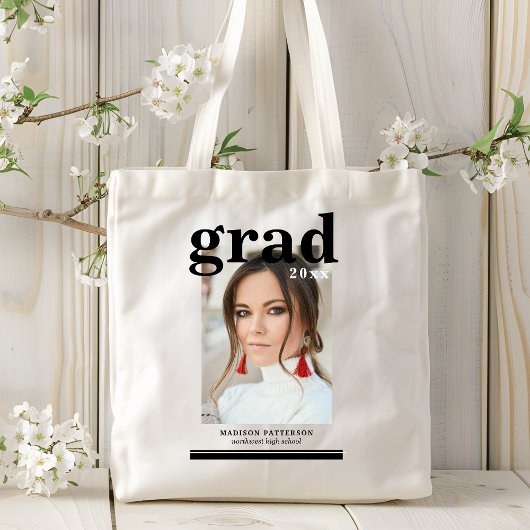 Fotogradatiepartij Elegant modern script Tote Bag