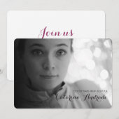 Fotogradatiepartij voor middelbare scholen Modern  Kaart (Voorkant / Achterkant)