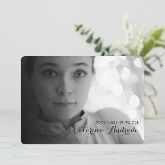 Fotogradatiepartij voor middelbare scholen Modern  Kaart (Staand voorkant)