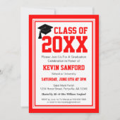 Fotogradiënt rood en wit kaart (Voorkant)