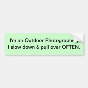 Fotografe Bumpersticker