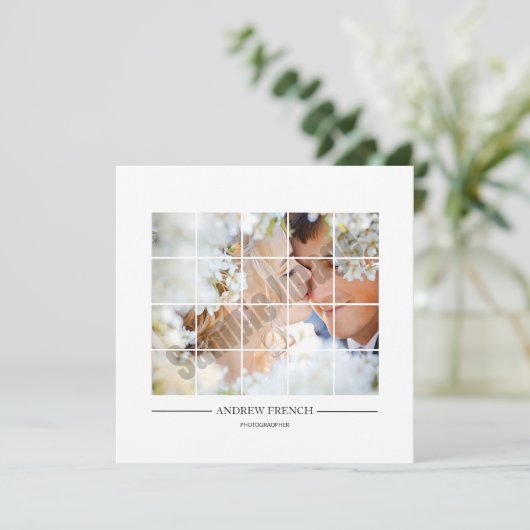 Fotografe cadeaubon (Staand voorkant)