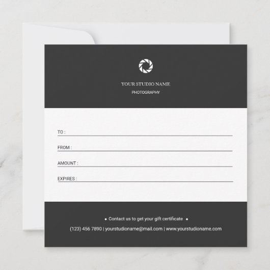 Fotografe cadeaubon (Achterkant)
