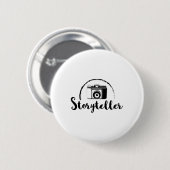 Fotografe cadeaus | Camera fotografie Hobby Ronde Button 5,7 Cm (Voorkant /achterkant)