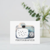 Fotografe camera - Harten Briefkaart (Staand voorkant)