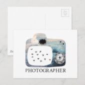 Fotografe camera - Harten Briefkaart (Voorkant / Achterkant)