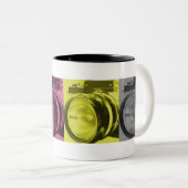 Fotografe CMYK-Mok Tweekleurige Koffiemok (Voorkant rechts)