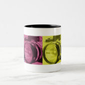 Fotografe CMYK-Mok Tweekleurige Koffiemok (Center)