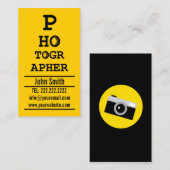 Fotografe Creatieve Typografische Fotografie Visitekaartje (Voorkant / Achterkant)