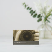 Fotografe fotograaf Camera Lens Visitekaartje (Staand voorkant)