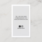 Fotografe Holding Camera Elegant Photography Bu Visitekaartje (Achterkant)