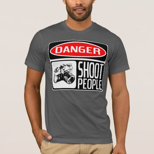Fotografe Humor T-shirt (Voorkant)