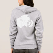 Fotografe jas met camera op achterzijde hoodie (Achterkant)