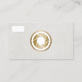 Fotografe moderne camera elegante fotografie visitekaartje (Voorkant)