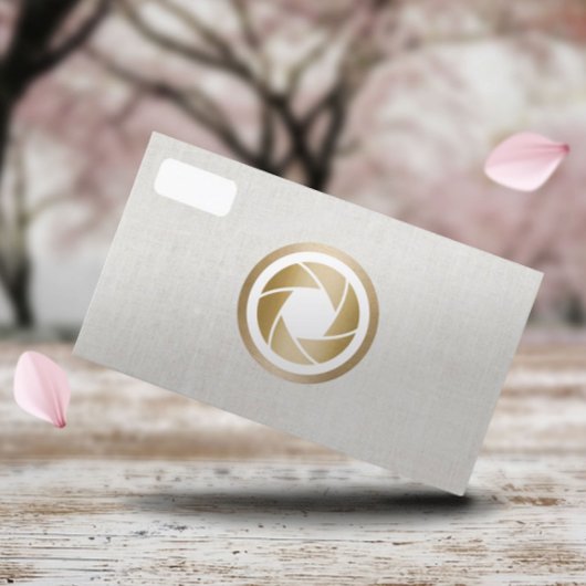 Fotografe moderne camera elegante fotografie visitekaartje