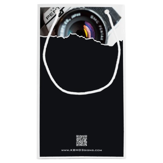 Fotografe zwart-wit Dank je Klein Cadeauzakje (Achterkant)