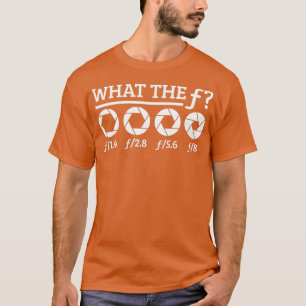 Fotografen Camera Aperture Fotografie T-shirt