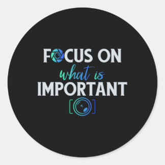 Fotografen En Ronde Sticker