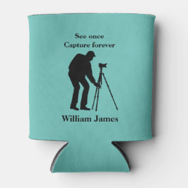 Fotografen gepersonaliseerd blikjeskoeler