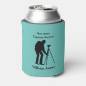 Fotografen gepersonaliseerd blikjeskoeler (Blikje Achterkant)