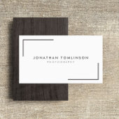 Fotografen Modern en Minimaal Lijst Wit Visitekaartje