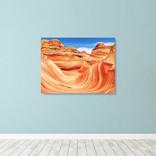 Fotografen Paradise The Wave Originele beeldende k Canvas Afdruk (Insitu (Houten vloer))