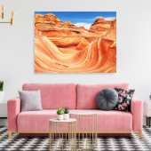 Fotografen Paradise The Wave Originele beeldende k Canvas Afdruk (Insitu (Woonkamer))