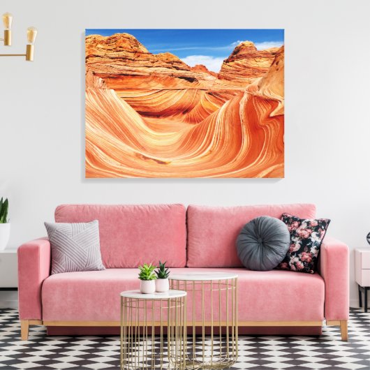 Fotografen Paradise The Wave Originele beeldende k Canvas Afdruk (Insitu (Woonkamer))